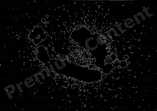 High Resolution Decal Splatter Texture 0002